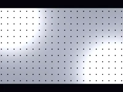 Perforated panel with 2 percent opening 25O108 3D model