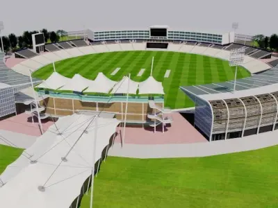 Rose Bowl Cricket Ground - England 3D model