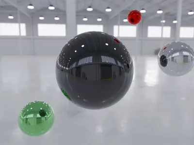 HDRI - Industrial Warehouse Interior 5 Texture