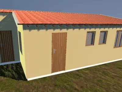 South African  house number 9 3D model