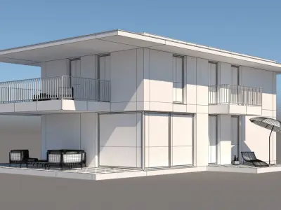 Generic Holiday Apartment 005 3D model