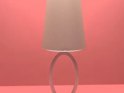 Lamp Collection - I floor with shade 3D model
