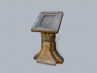 lectern Low-poly 3D model
