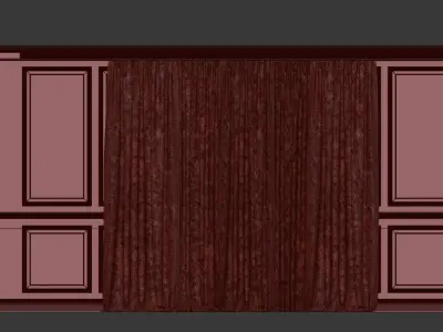 Curtain Set 106 3D model