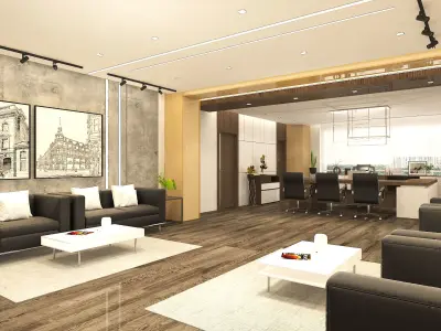 OFFICE INTERIOR-1 3D model