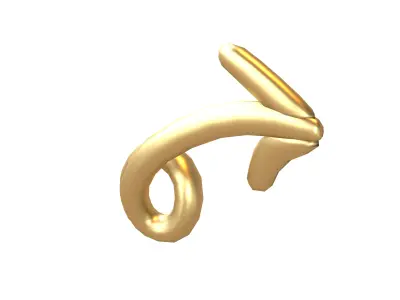 Doodle Buildable Arrow v1 008 Low-poly 3D model