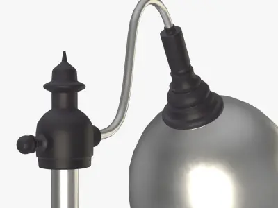 Floor Lamp Low-poly 3D model 12