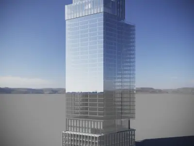 1 Leadenhall Street Tower - London Skyscraper 3D model