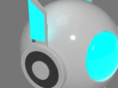 AL3XAND3R robot 3D model