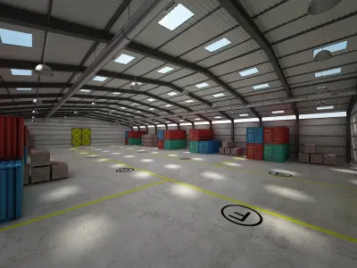 Warehouse Interior 3D model