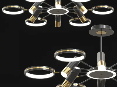 North Europe luxury pendat lamp 3D model