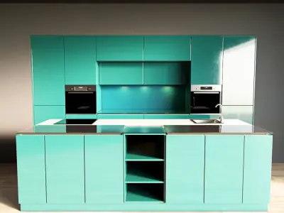 75-Kitchen3 glossy 7 3D model
