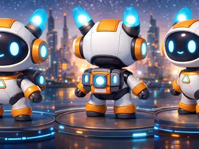 Low Poly Robot Character Low-poly 3D model