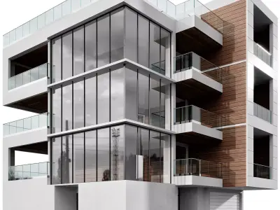 RESIDENTIAL BUILDING NO48  A 3D model