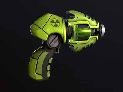 Sci-Fi Gun - Nuclear 3D model