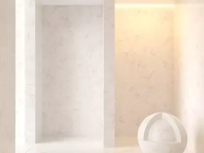 Marble wall 09 3D model