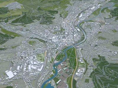Jena Germany Low-poly 3D model