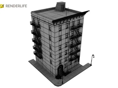 Corner Tenement 3D model