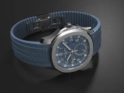  Wrist Watch Patek Philippe Aquanaut Blue-Gray 