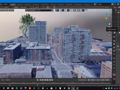 canada city 3D model