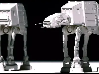  AT-AT ALL TERRAIN ARMORED TRANSPORT 3D model