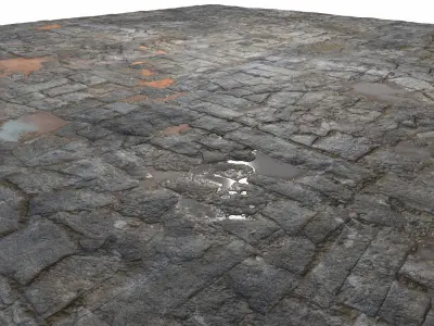 Old Floor Seamless PBR Texture Texture