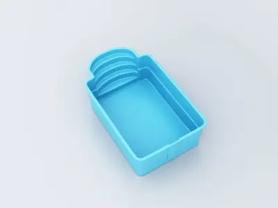 collection of 3D pool models 3D model