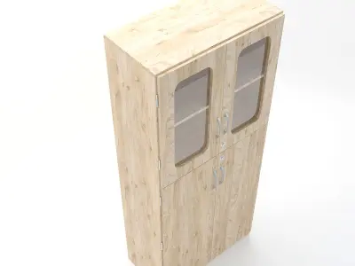 Wooden Cabinet 34 3D model