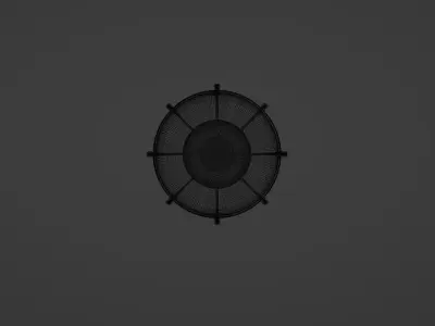 Concrete Pendant Free 3D model