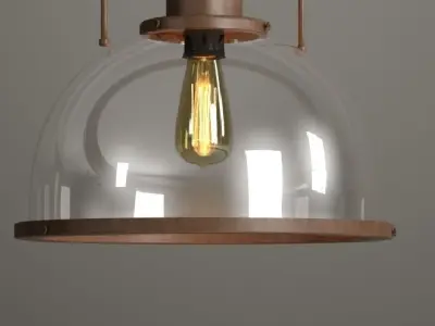 Hanging  lamp LOFT HOUSE P-122 3D model