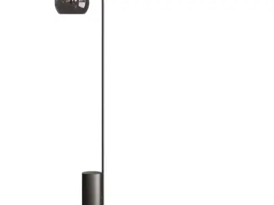 Crate and barrel Arren Black Floor Lamp 3D model