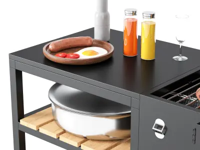 Barbecue 48 3D model