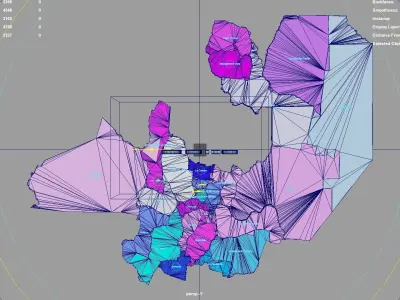 Salta  Argentina map region geography political geographic 3D model