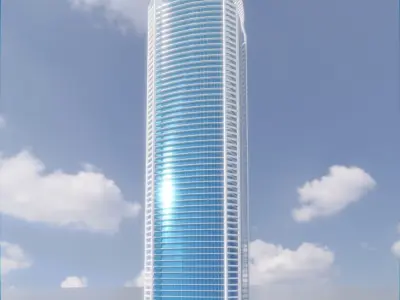 Parametric Building 1d8 3D model