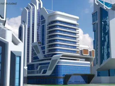  Futuristic Cityscape District 