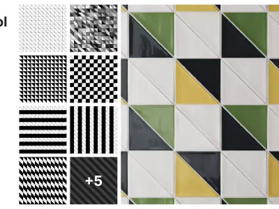 Right Triangle Tiles in Straight Set Texture purchase