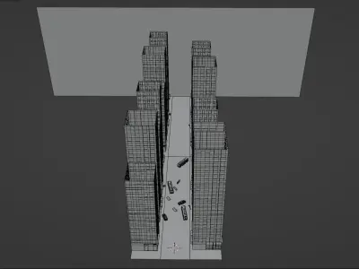 Abandoned Street 3D model