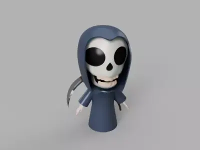 Marvel Comics Mini Death Dave Shooter 3D model