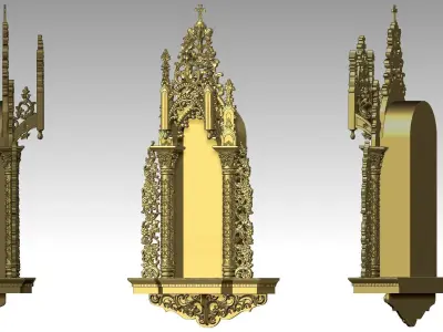 Catholic Altar V2 3D print model