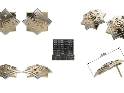 Stud collection printable 3D print model