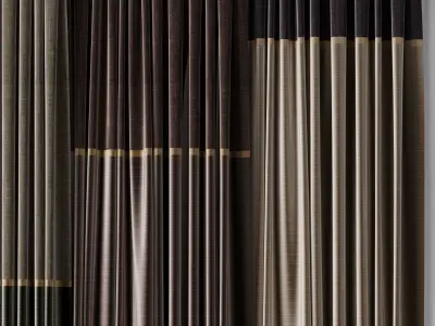 hadi curtain 33 3D model