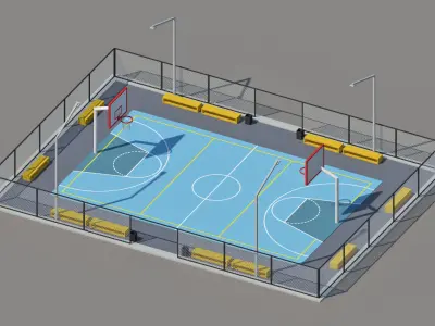 Low Poly City Pack isometric Low-poly 3D model