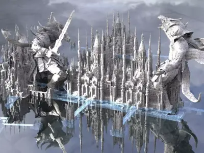 Werewolf Halls of Valhalla Kit bash Full Set Kit bash 3D model