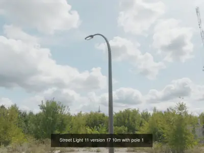 Street Light 11 3D Model Pack