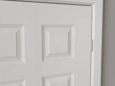 White Door 3D model