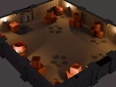 Bunker 3D model