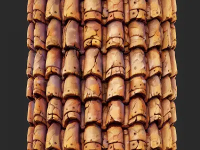 Stylized Roof Seamless Texture Texture