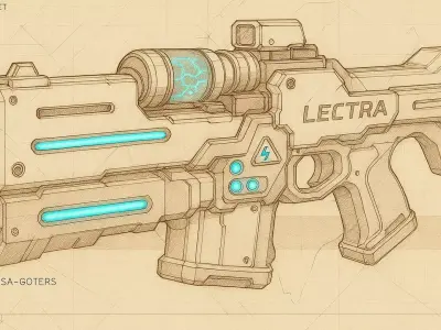 Starpiercer Low-poly 3D model
