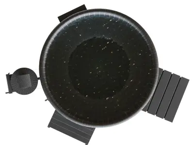 Bath tub font 3D model