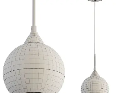 Pendant lamp Maytoni Iceberg P012-PL-01-N 3D model